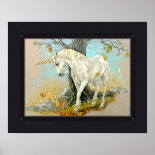 Póster Imprimir - Fin del verano de unicornio (Frente)