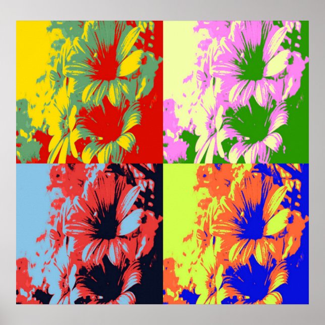 Póster Imprimir 'Flores' (Frente)