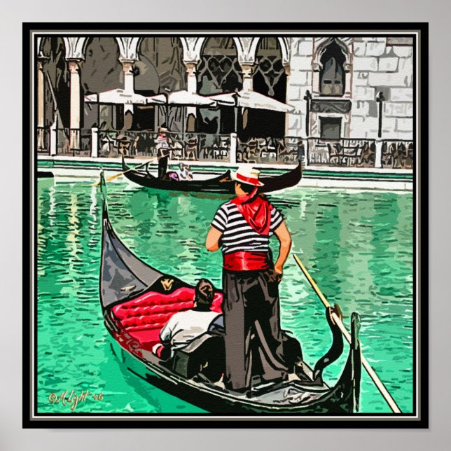 Póster Imprimir: Gondolier (Frente)