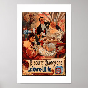 Póster Imprimir imagen retro del artista Mucha
