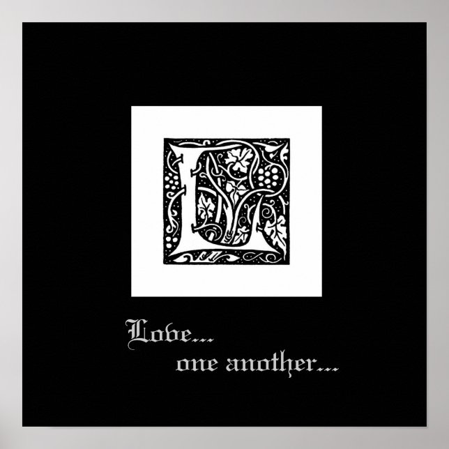 Póster Imprimir "L" (Frente)