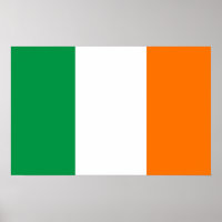Imprimir lienzo con bandera de Irlanda