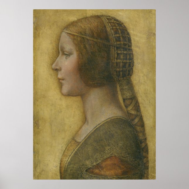 Póster Imprimir lienzo de La Bella Principessa (Frente)