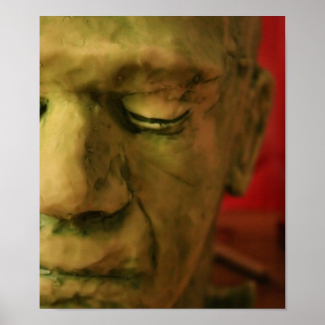 Póster Imprimir máscara de Halloween (Frente)