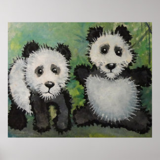 Póster Imprimir pandas