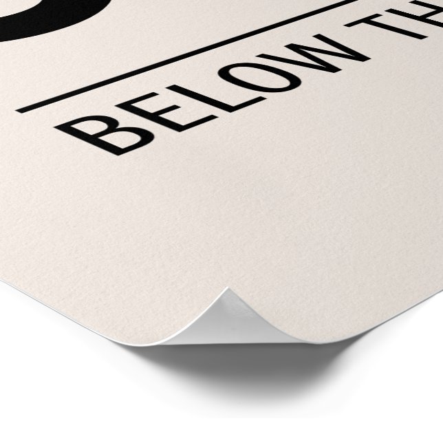 Póster Imprimir, papel Poster de valor (mate) (Esquina)