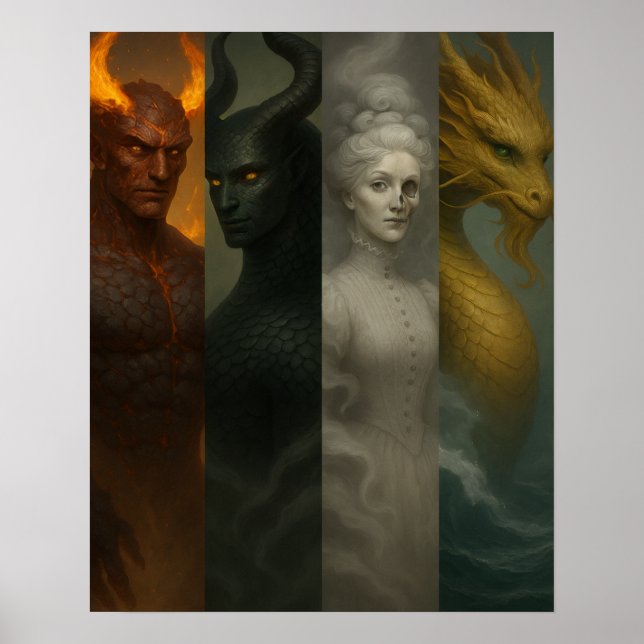 Póster Imprimir, papel Poster de valor (mate) (Frente)