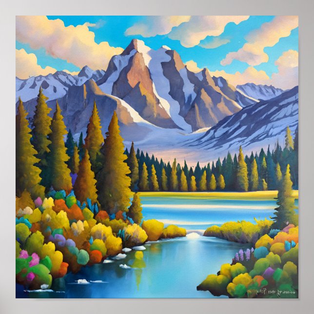 Póster Imprimir, papel Poster de valor (mate) (Frente)