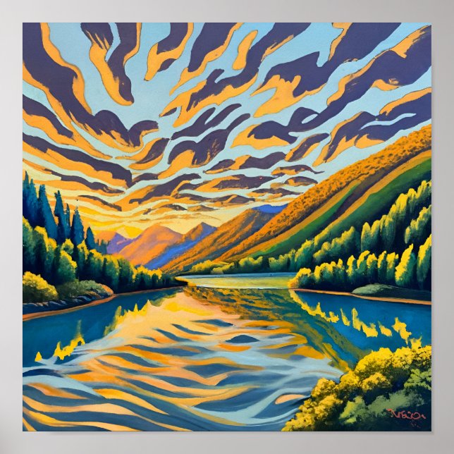 Póster Imprimir, papel Poster de valor (mate) (Frente)