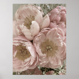Póster IMPRIMIR | Peonies II - 24 pulgadas x 32 pulgadas