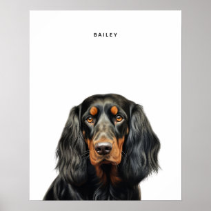 Póster Imprimir personalizada de Gordon Setter