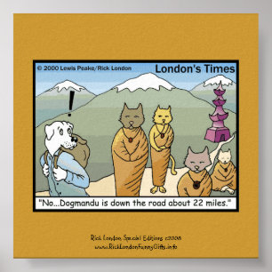 Póster Imprimir Personalizado CATmandu y Dogmandu