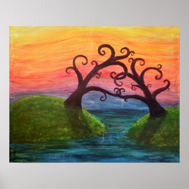 Póster Imprimir Poster de abrazo (Frente)