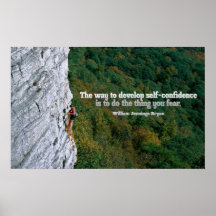 Imprimir Poster Inspirador de autoconfianza