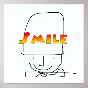 Póster Imprimir Poster sonriente