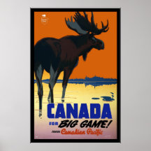 Imprimir Retro Viaje de Imagen Vintage Canadá