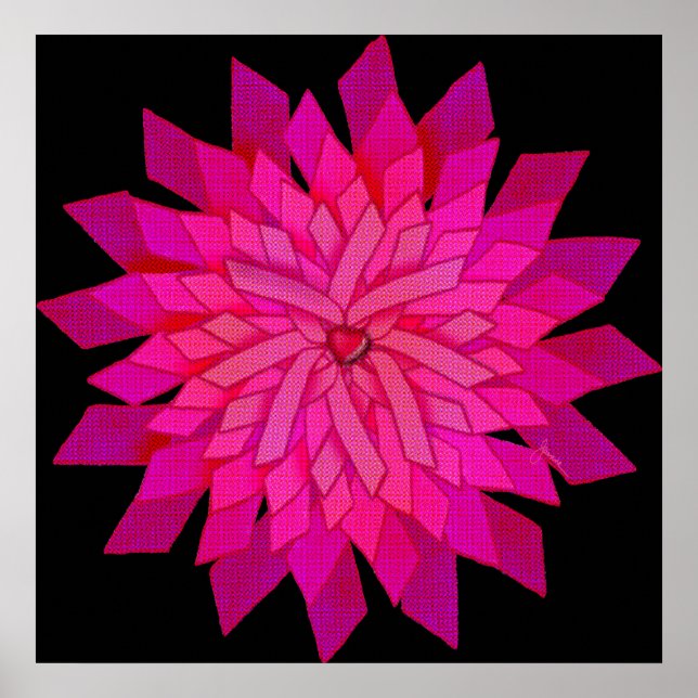 Póster Imprimir Rosa de cinta (Frente)