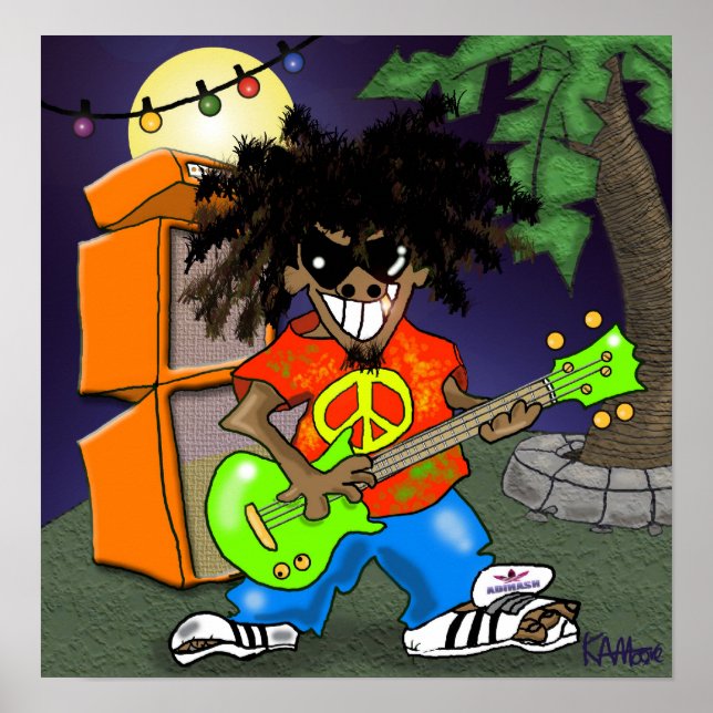 Póster Imprimir "Spank de Plank" - por Kev Moore (Frente)