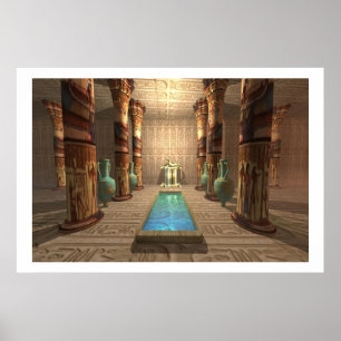 PÓSTER IMPRIMIR TEMPLO EGIPCIO