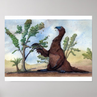 Póster Imprimir Therizinosaurus