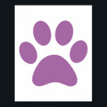 Póster Imprimir trazo<br><div class="desc">¡Diseño de papel divertido para amantes de los animales!</div>