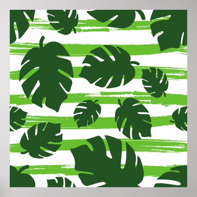 Póster Imprimir verano vegetación exótica vegetación selv (Frente)