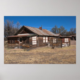 Póster Imprimir: Vieja Casa de Madera