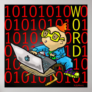 Póster Imprimir "Word"- por Kev Moore