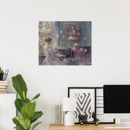 Póster Improvisación de Frederick Childe Hassam