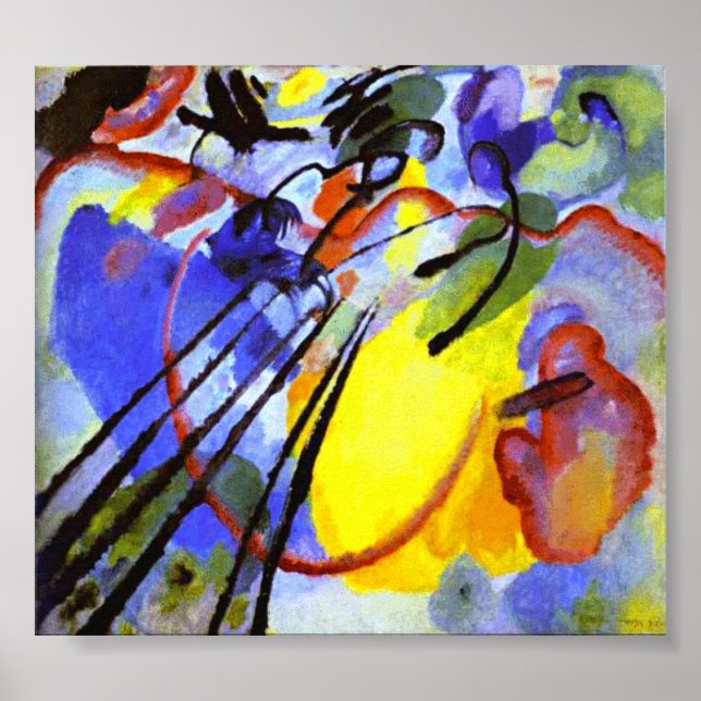 Póster Improvisación de Kandinsky 26 (Oars) (Frente)