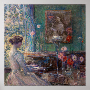 Póster Improvisación por Frederick Childe Hassam