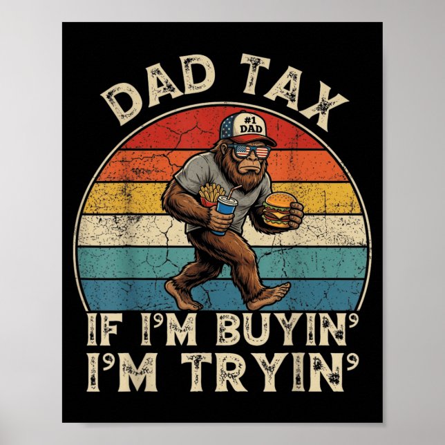 Póster Impuesto a los padres si comprando tratando de Big (Frente)