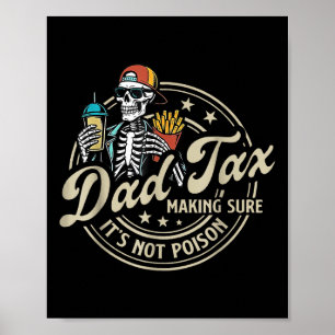 Póster Impuesto de papá asegurándose de que no sea veneno