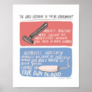 Póster Impuesto de Tampon