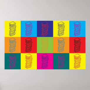 Póster Impuestos Pop Art