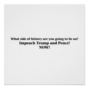 Póster Impugnar a Trump y a la fuerza