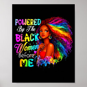 Póster Impulsado por las mujeres negras antes de la histo
