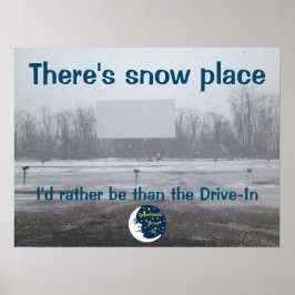 Póster Impulsión confiable en imagen del invierno