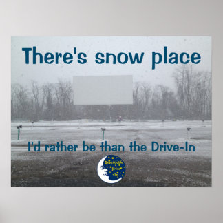 Póster Impulsión confiable en imagen del invierno