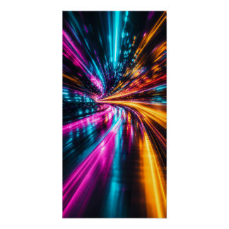 Póster Impulsión de Guerra Neon Cyberpunk