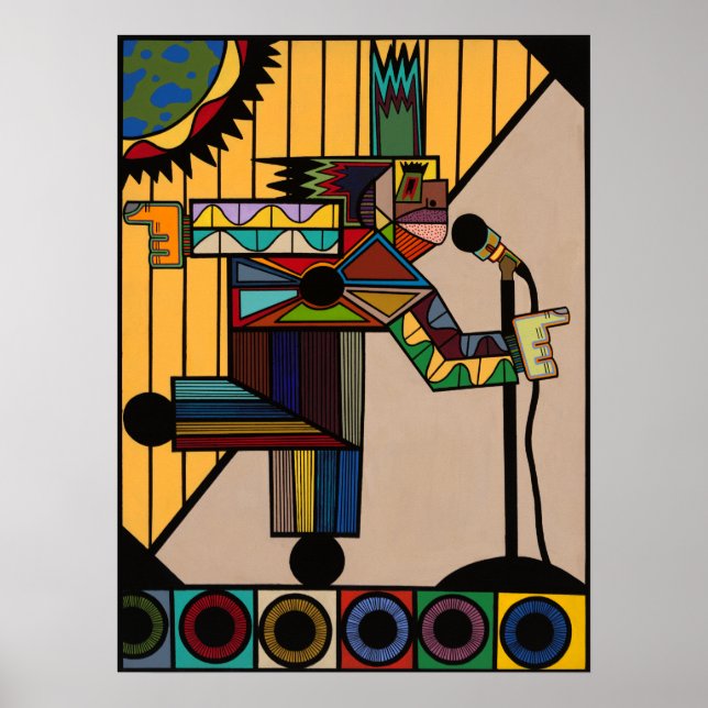 Póster "Impulso al acero" por Ruchell Alexander (Frente)