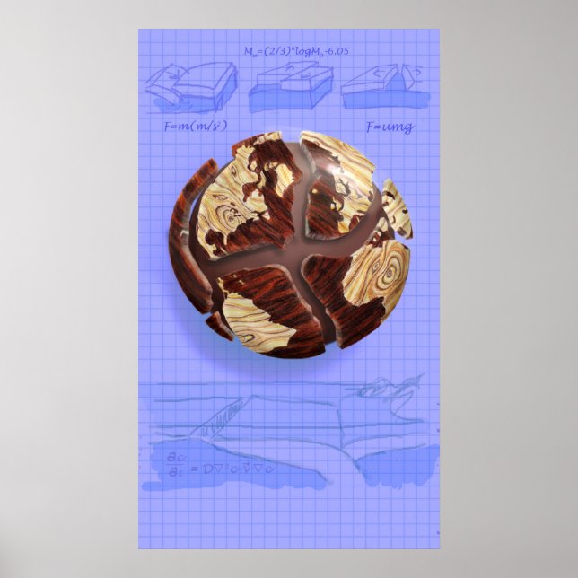 Póster Impulso continental (Frente)