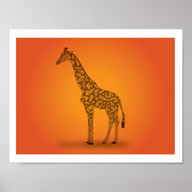 Póster In Africa - Giraffe (Frente)