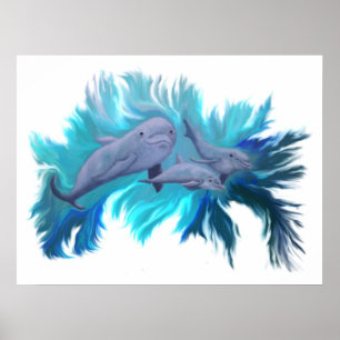 Póster In der Delfin - Schule
