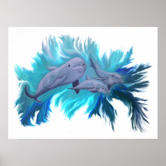Póster In der Delfin - Schule (Frente)