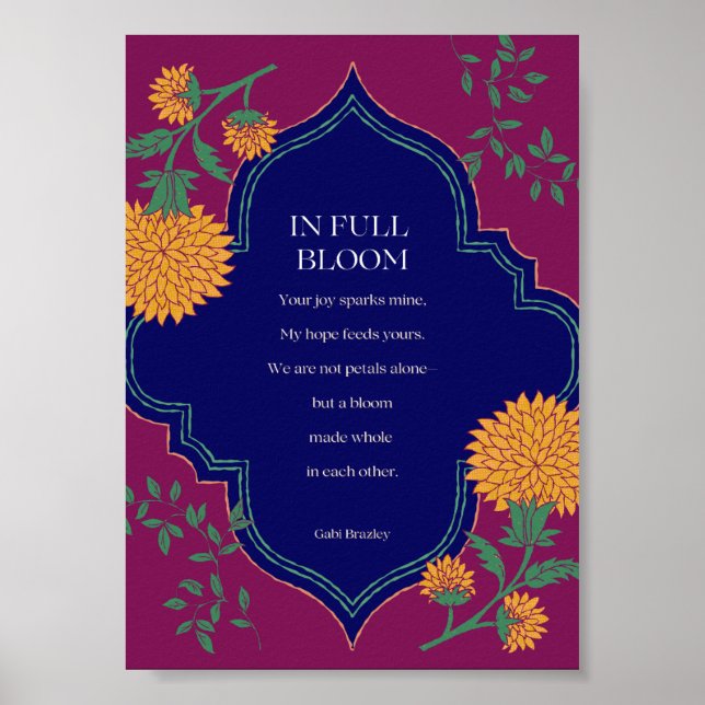 Póster In Full Bloom (Frente)