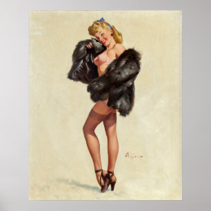 Póster In Furs Pin Up