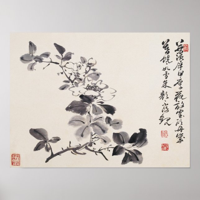 Póster In Imitation of Xu Wei's Flowers No.5 Poster (Frente)