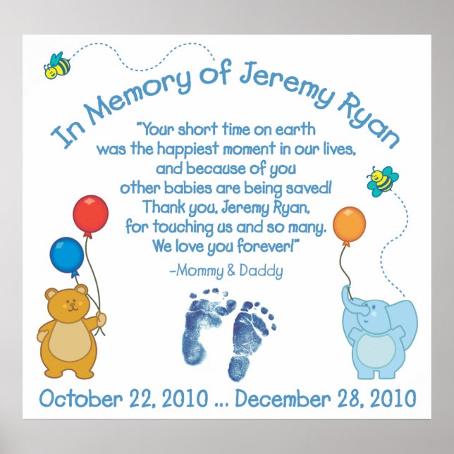 Póster In Memory of Jeremy Ryan (Frente)