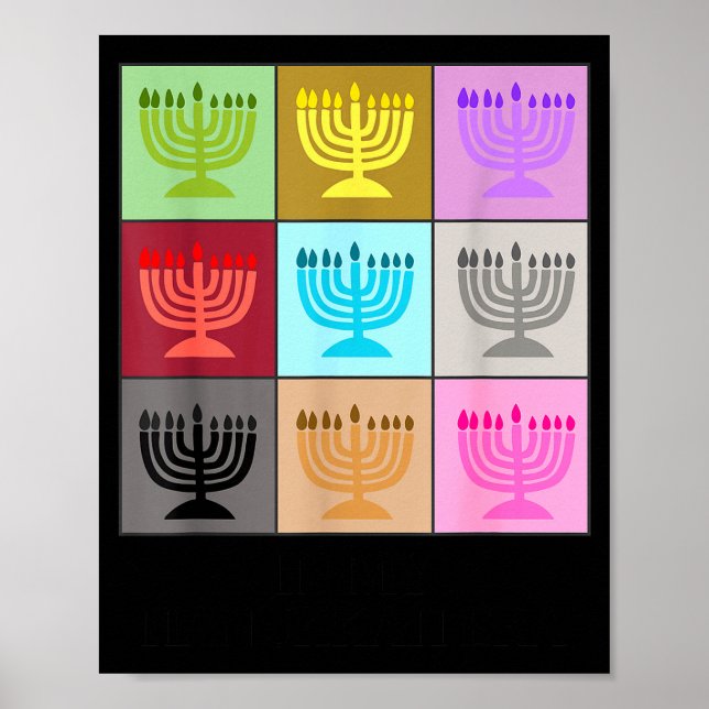 Póster In My Hanukkah Era Ugly Jewish Xmas Funny Christma (Frente)